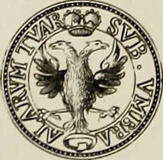 An illustration from Di Camillo e Siro da Correggio e della loro zecca : memorie storico-numismatiche, 1870, leaf 65