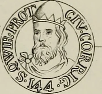 An illustration from Di Camillo e Siro da Correggio e della loro zecca : memorie storico-numismatiche, 1870, leaf 65