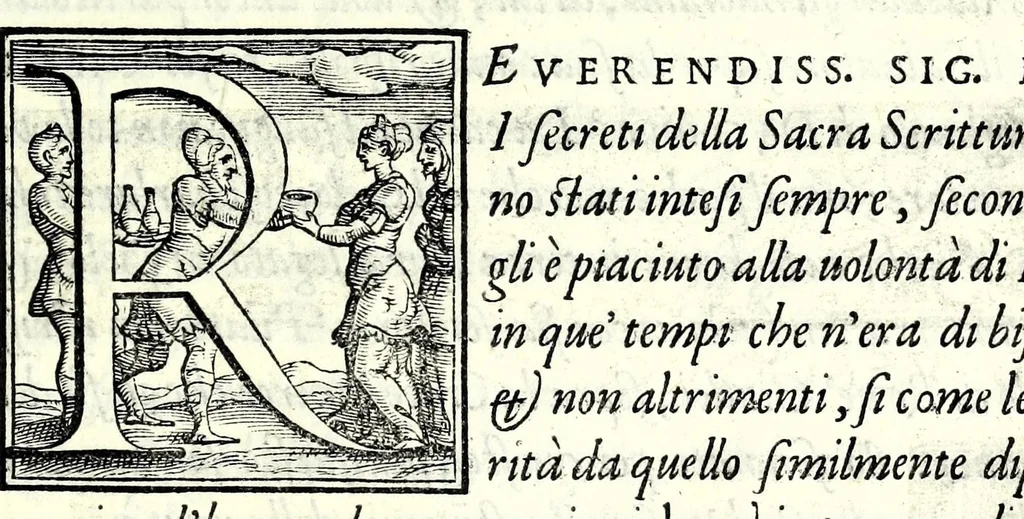 An illustration from Dichiaratione del Doni : sopra il XIII. cap. dell' Apocalisse, contro a gli heretici, con modi non mai piu intesi da huomo uiuente : che cosa sieno la Naue di San Pietro, la Chiesa Romana, il Concilio di Trento, la Destra della Naue, la sinistra, la rete, & i. 153. pesci dell'euangelio di S. Giouan[n]i : & cioche significhino con altre intelligenze della Sacra Scrittura, secondo i cabalisti, 1562, leaf 17
