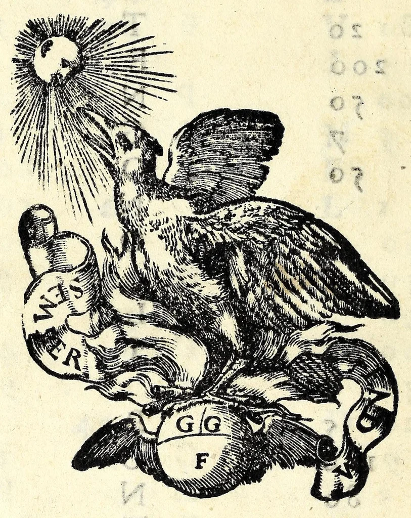 An illustration from Dichiaratione del Doni : sopra il XIII. cap. dell' Apocalisse, contro a gli heretici, con modi non mai piu intesi da huomo uiuente : che cosa sieno la Naue di San Pietro, la Chiesa Romana, il Concilio di Trento, la Destra della Naue, la sinistra, la rete, & i. 153. pesci dell'euangelio di S. Giouan[n]i : & cioche significhino con altre intelligenze della Sacra Scrittura, secondo i cabalisti, 1562, leaf 30