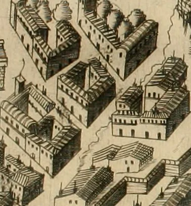 An illustration from Dichiarazioni della pianta dell'antiche Siracuse, e d'alcune scelte medaglie d'esse, e de' principi che quelle possedettero, 1613, leaf 149