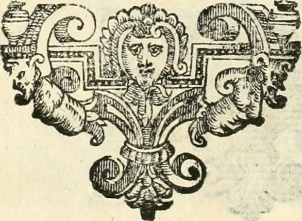 An illustration from Dichiarazioni della pianta dell'antiche Siracuse, e d'alcune scelte medaglie d'esse, e de' principi che quelle possedettero, 1613, leaf 17