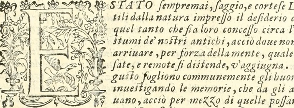 An illustration from Dichiarazioni della pianta dell'antiche Siracuse, e d'alcune scelte medaglie d'esse, e de' principi che quelle possedettero, 1613, leaf 22