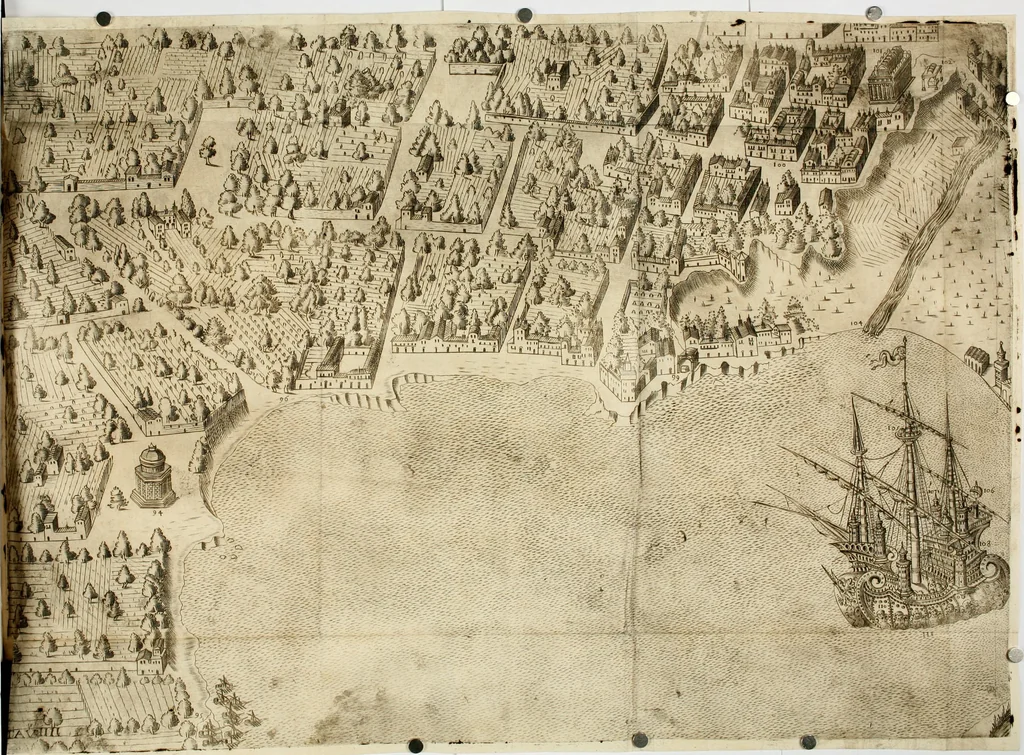 An illustration from Dichiarazioni della pianta dell'antiche Siracuse, e d'alcune scelte medaglie d'esse, e de' principi che quelle possedettero, 1613, leaf 89