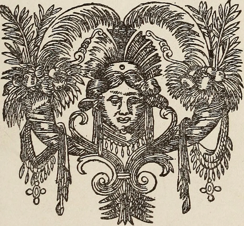 An illustration from Dictionaire de la langue huronne necessaire a cevx qui n'ont l'intelligence d'icelle, 1632, leaf 308