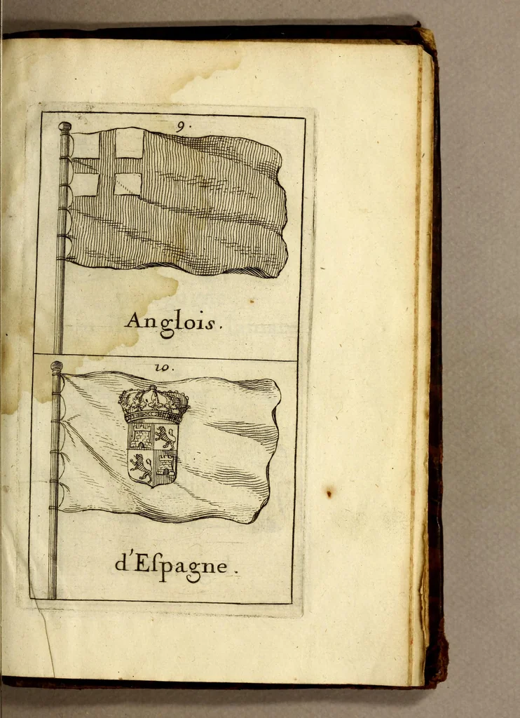 An illustration from Dictionaire des termes propres de marine, 1687, leaf 603