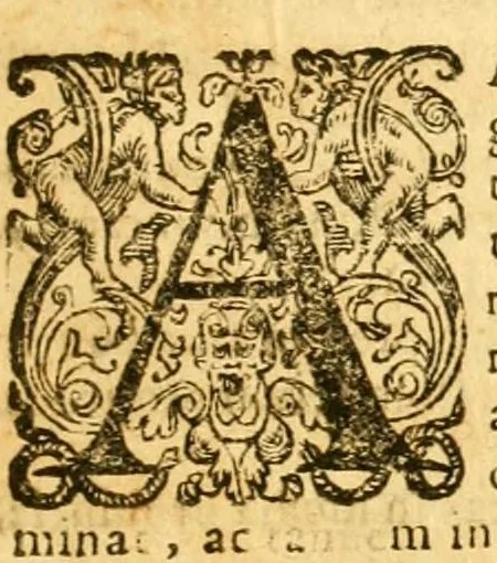 An illustration from Dictionarium historicum, geographicum, poeticum ... : gentium, hominum, deorum, gentilium ..., 1633, leaf 15