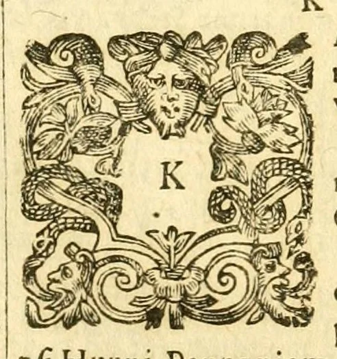 An illustration from Dictionarium historicum, geographicum, poeticum ... : gentium, hominum, deorum, gentilium ..., 1633, leaf 575