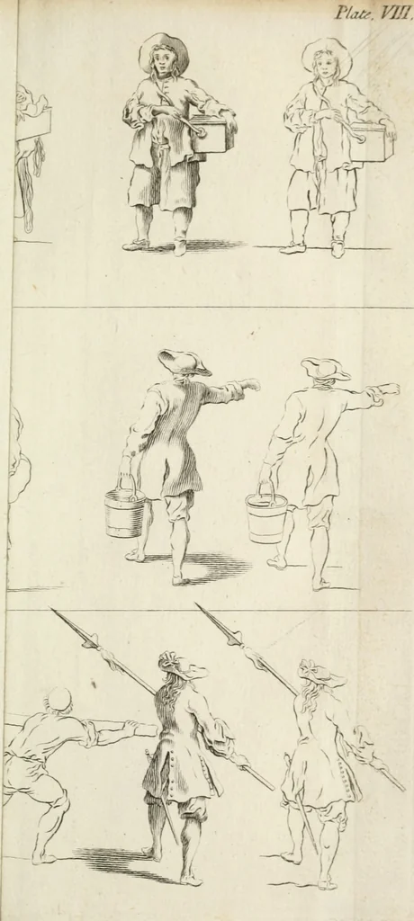 An illustration from Dictionarium polygraphicum: or, The whole body of arts regularly digested ... adorned with proper sculptures, curiously engraven on more than fifty copper plates .., 1735, leaf 328