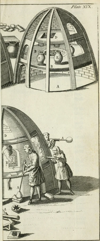 An illustration from Dictionarium polygraphicum: or, The whole body of arts regularly digested ... adorned with proper sculptures, curiously engraven on more than fifty copper plates .., 1735, leaf 494