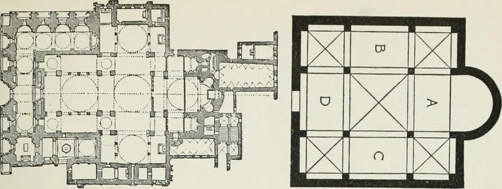 An illustration from A dictionary of architecture and building; biographical, historical and descriptive, 1901, leaf 105