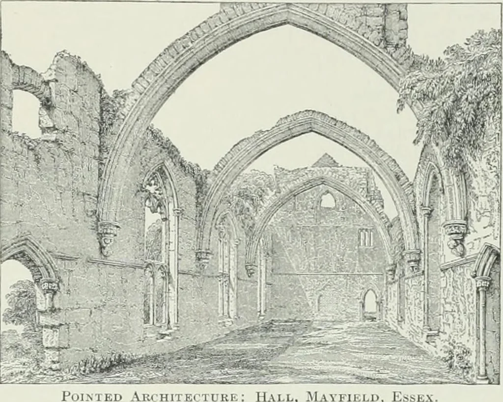An illustration from A dictionary of architecture and building; biographical, historical and descriptive, 1901, leaf 111