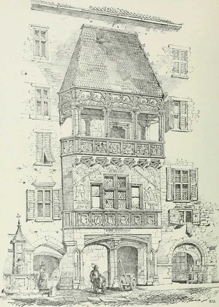 An illustration from A dictionary of architecture and building; biographical, historical and descriptive, 1901, leaf 114