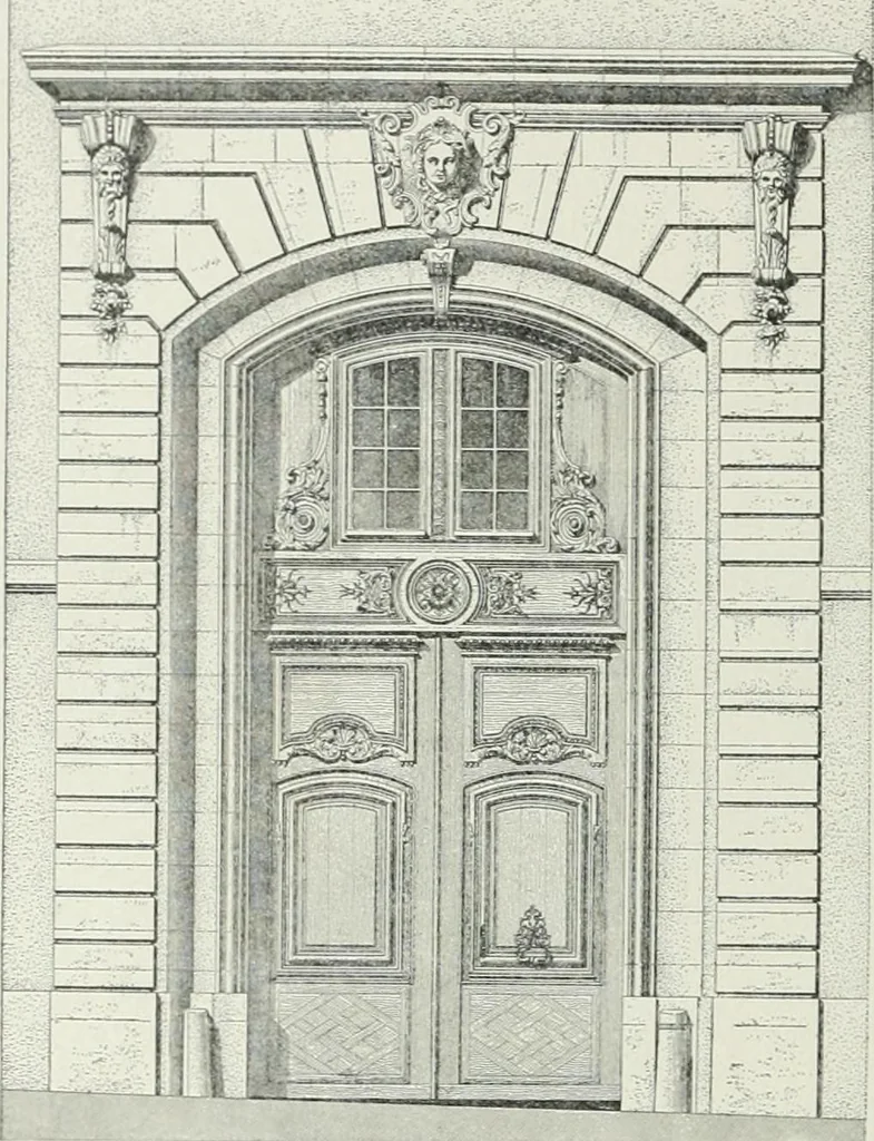 An illustration from A dictionary of architecture and building; biographical, historical and descriptive, 1901, leaf 126