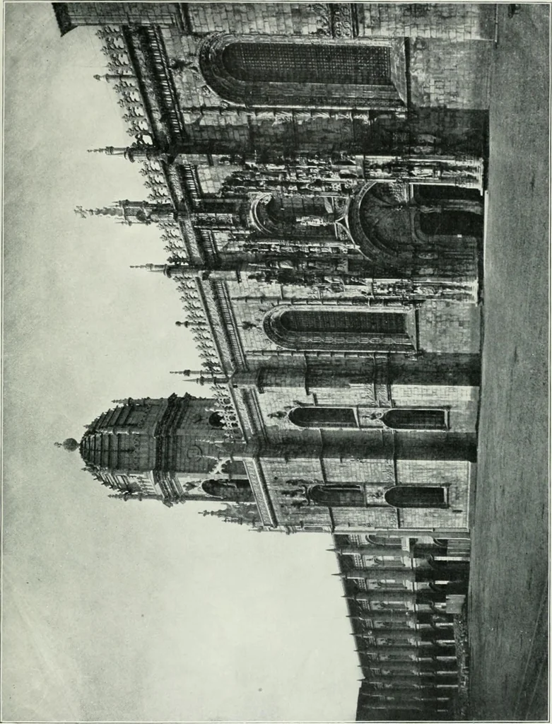 An illustration from A dictionary of architecture and building; biographical, historical and descriptive, 1901, leaf 127