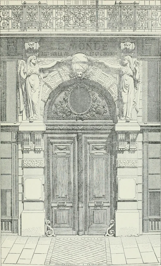 An illustration from A dictionary of architecture and building; biographical, historical and descriptive, 1901, leaf 129