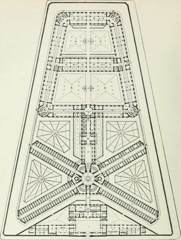 An illustration from A dictionary of architecture and building; biographical, historical and descriptive, 1901, leaf 144