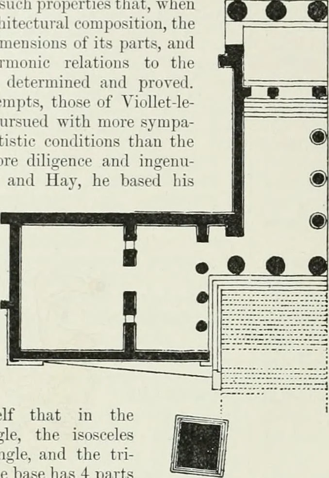 An illustration from A dictionary of architecture and building; biographical, historical and descriptive, 1901, leaf 148