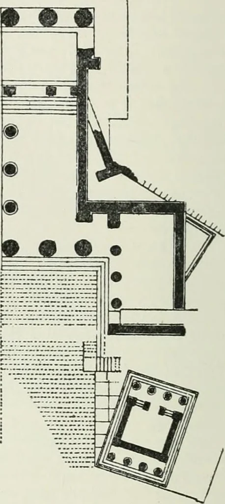 An illustration from A dictionary of architecture and building; biographical, historical and descriptive, 1901, leaf 148