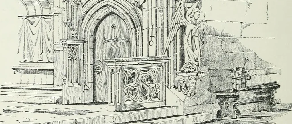 An illustration from A dictionary of architecture and building; biographical, historical and descriptive, 1901, leaf 156