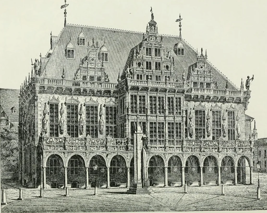 An illustration from A dictionary of architecture and building; biographical, historical and descriptive, 1901, leaf 168
