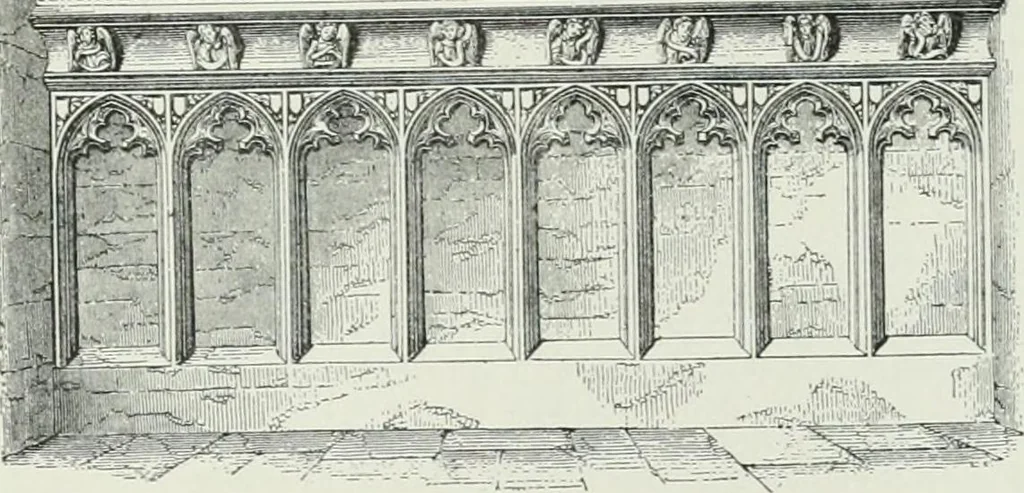 An illustration from A dictionary of architecture and building; biographical, historical and descriptive, 1901, leaf 181