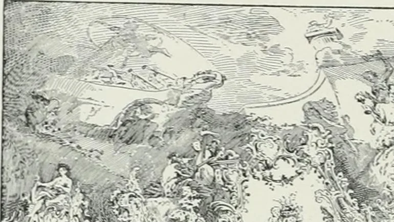 An illustration from A dictionary of architecture and building; biographical, historical and descriptive, 1901, leaf 196