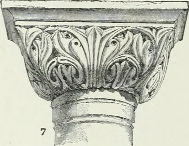 An illustration from A dictionary of architecture and building; biographical, historical and descriptive, 1901, leaf 198