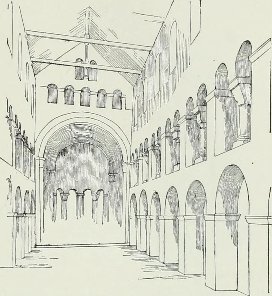 An illustration from A dictionary of architecture and building; biographical, historical and descriptive, 1901, leaf 199