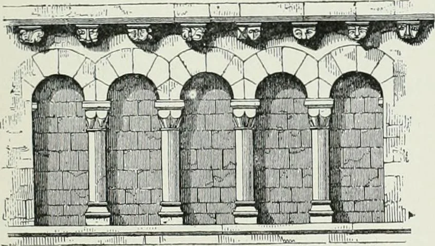 An illustration from A dictionary of architecture and building; biographical, historical and descriptive, 1901, leaf 199