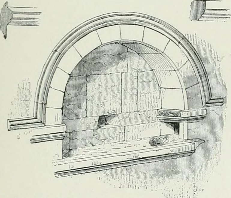 An illustration from A dictionary of architecture and building; biographical, historical and descriptive, 1901, leaf 201