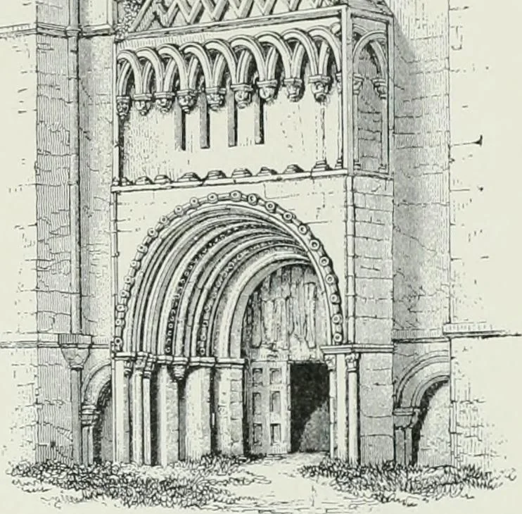 An illustration from A dictionary of architecture and building; biographical, historical and descriptive, 1901, leaf 201