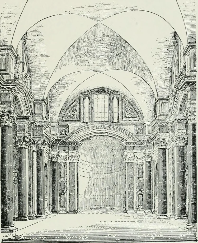 An illustration from A dictionary of architecture and building; biographical, historical and descriptive, 1901, leaf 209