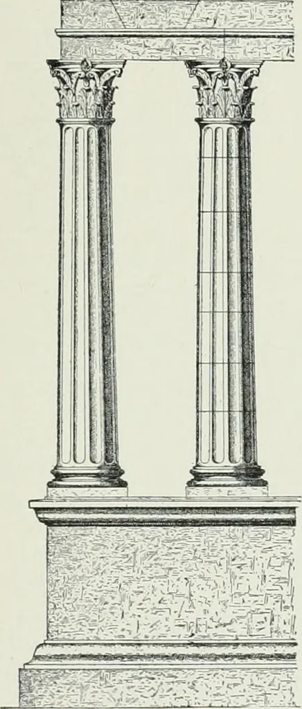 An illustration from A dictionary of architecture and building; biographical, historical and descriptive, 1901, leaf 211