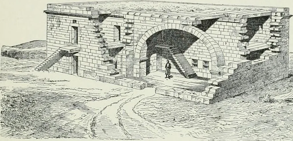 An illustration from A dictionary of architecture and building; biographical, historical and descriptive, 1901, leaf 219