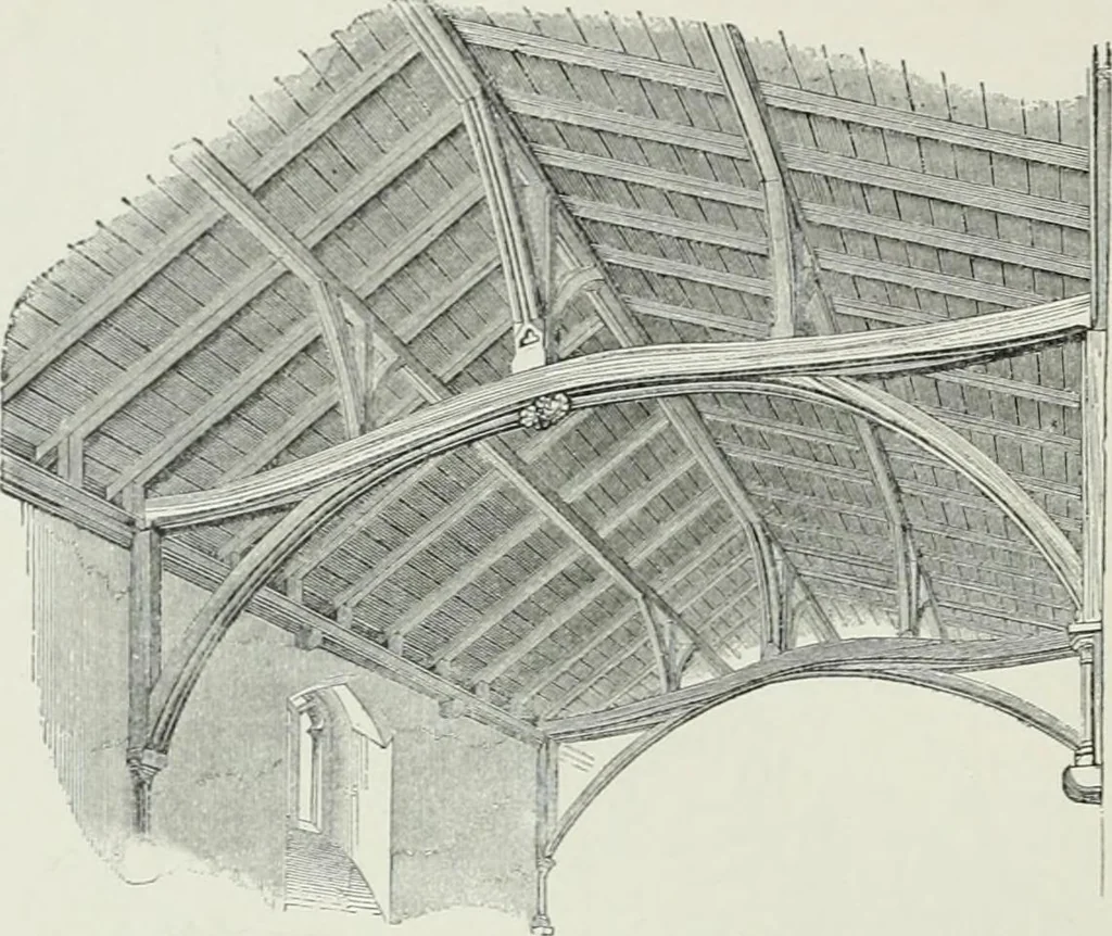 An illustration from A dictionary of architecture and building; biographical, historical and descriptive, 1901, leaf 224