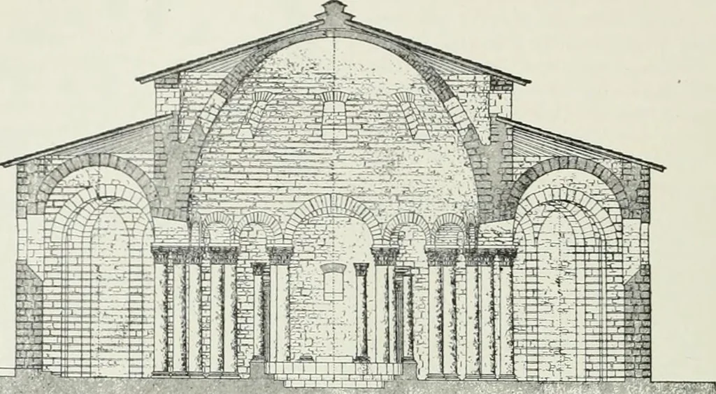 An illustration from A dictionary of architecture and building; biographical, historical and descriptive, 1901, leaf 230