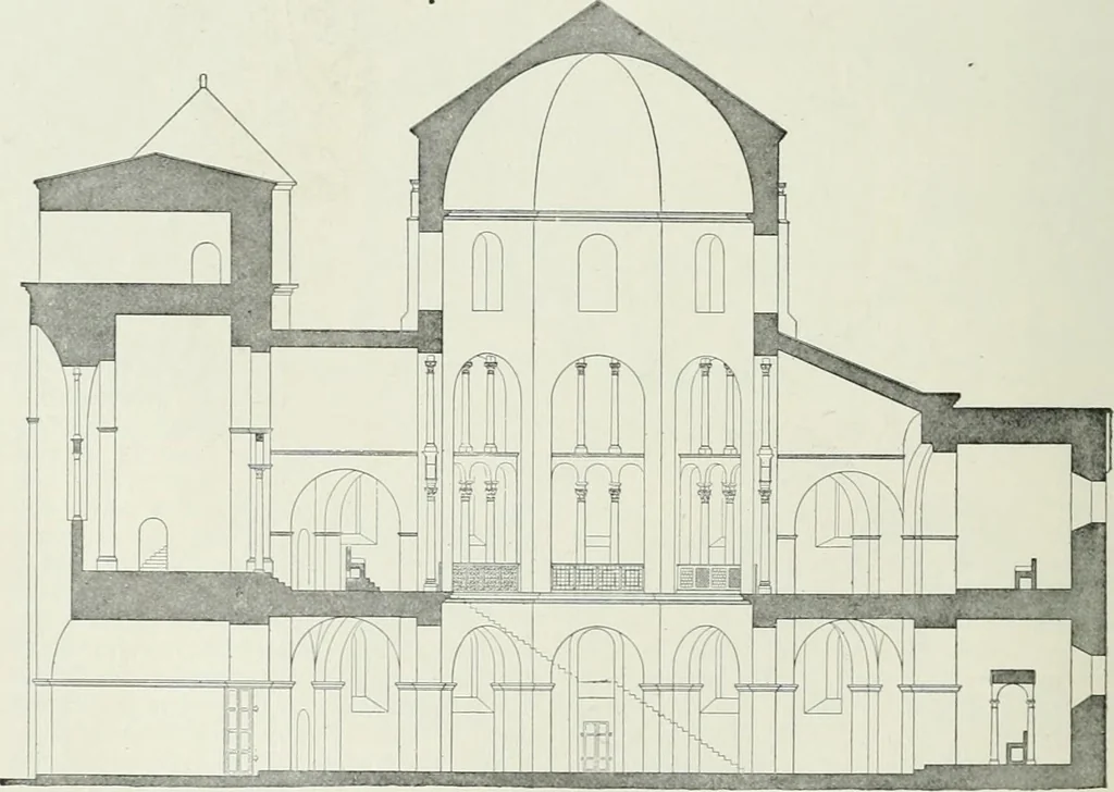 An illustration from A dictionary of architecture and building; biographical, historical and descriptive, 1901, leaf 230