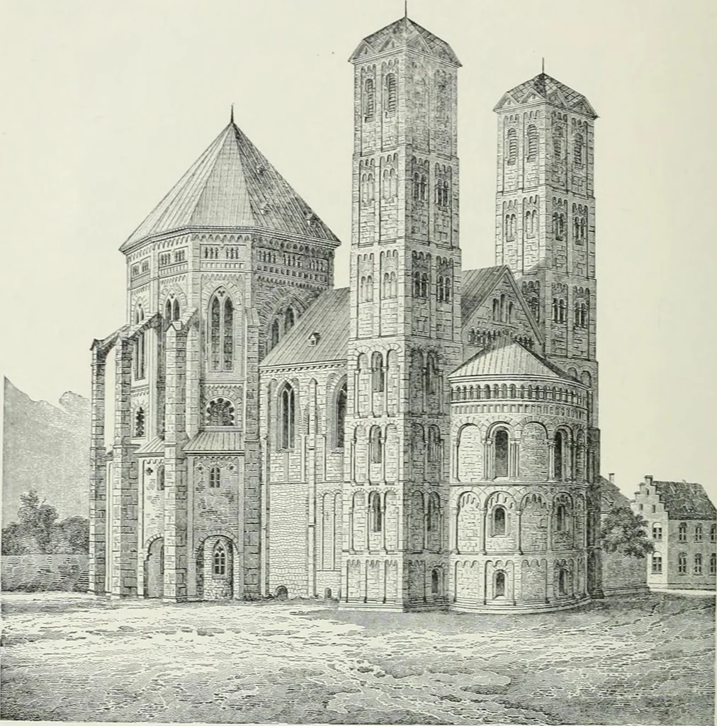 An illustration from A dictionary of architecture and building; biographical, historical and descriptive, 1901, leaf 232