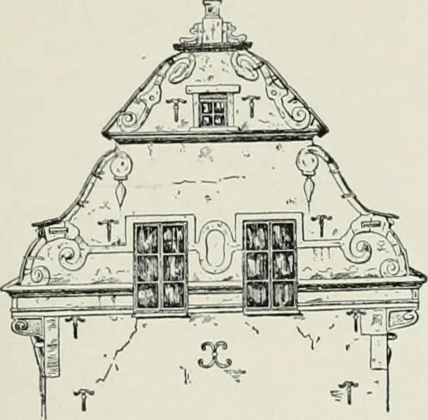 An illustration from A dictionary of architecture and building; biographical, historical and descriptive, 1901, leaf 253