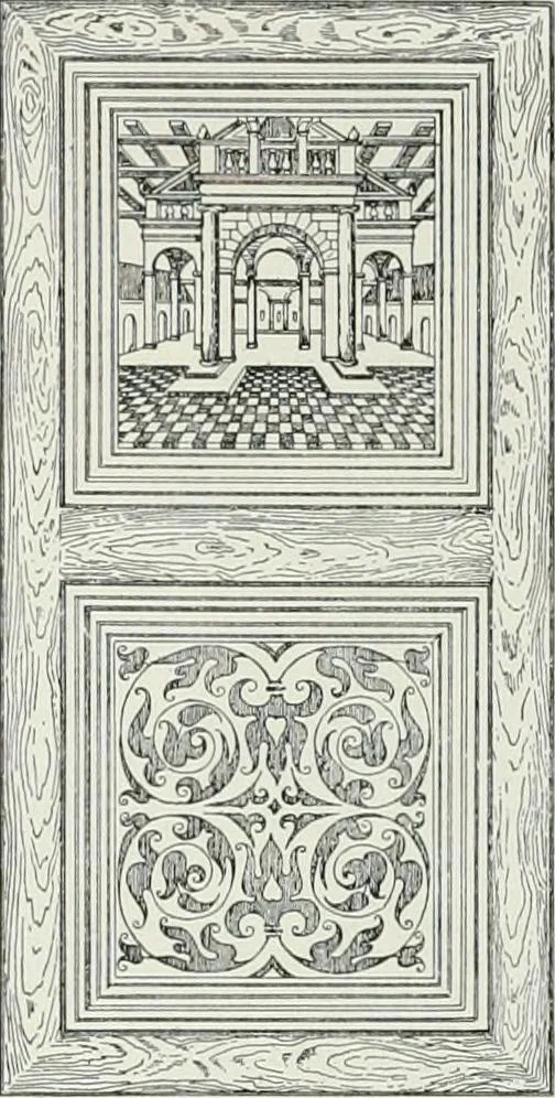 An illustration from A dictionary of architecture and building; biographical, historical and descriptive, 1901, leaf 253