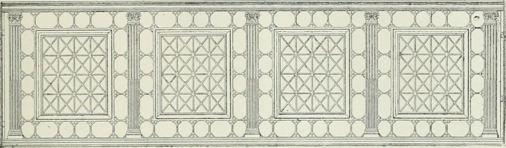 An illustration from A dictionary of architecture and building; biographical, historical and descriptive, 1901, leaf 275