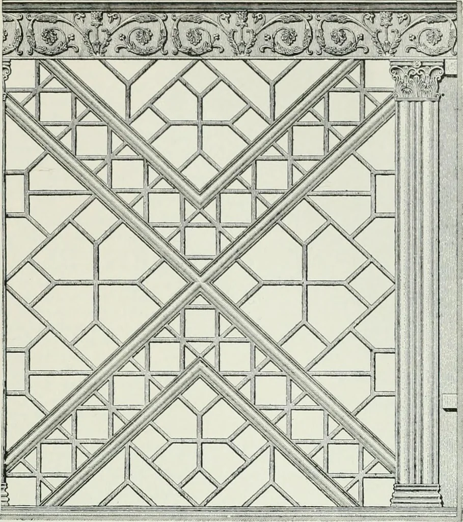 An illustration from A dictionary of architecture and building; biographical, historical and descriptive, 1901, leaf 277