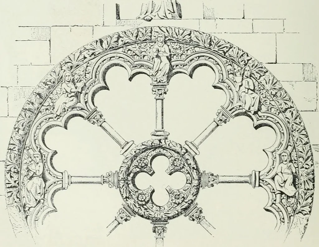 An illustration from A dictionary of architecture and building; biographical, historical and descriptive, 1901, leaf 280