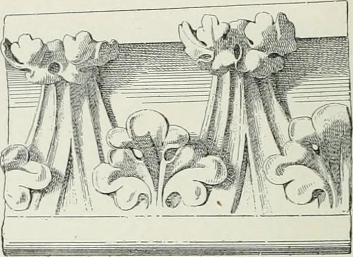 An illustration from A dictionary of architecture and building; biographical, historical and descriptive, 1901, leaf 282
