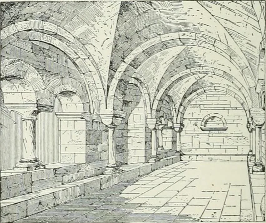 An illustration from A dictionary of architecture and building; biographical, historical and descriptive, 1901, leaf 296