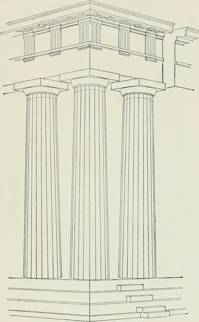 An illustration from A dictionary of architecture and building; biographical, historical and descriptive, 1901, leaf 33