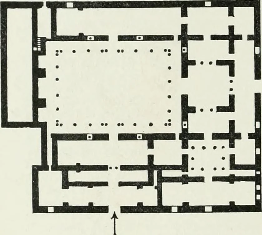 An illustration from A dictionary of architecture and building; biographical, historical and descriptive, 1901, leaf 332