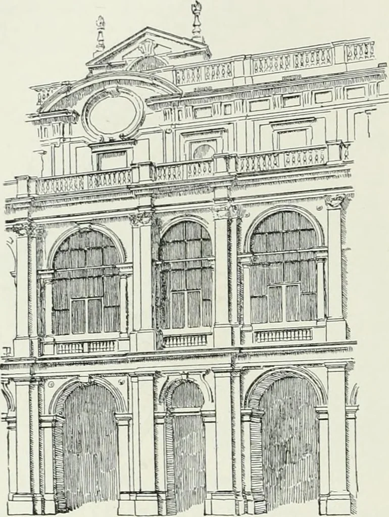 An illustration from A dictionary of architecture and building; biographical, historical and descriptive, 1901, leaf 342