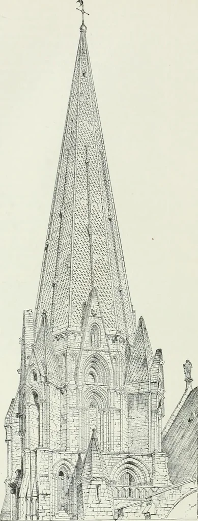 An illustration from A dictionary of architecture and building; biographical, historical and descriptive, 1901, leaf 350